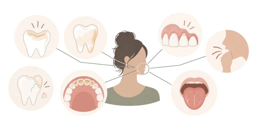 Conséquences des troubles alimentaires sur les dents.